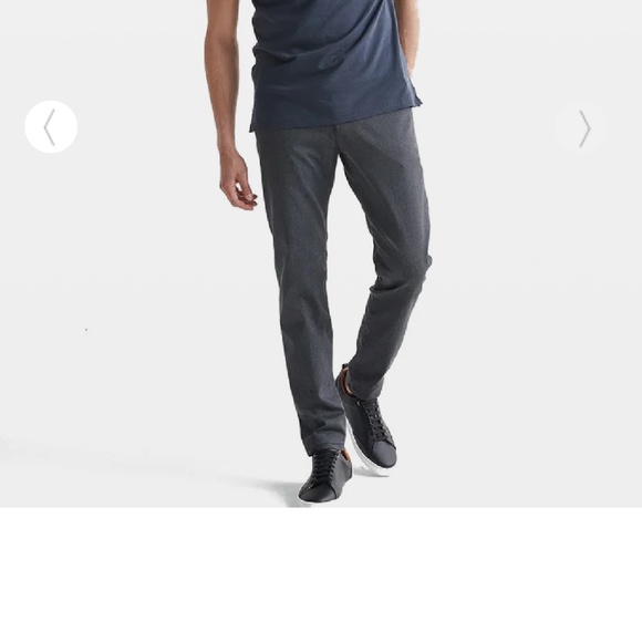 BNWT DU/ER Smart Stretch Pant Slim in Charcoal Heather Sz 31x32 - Picture 3 of 5